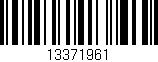 Código de barras (EAN, GTIN, SKU, ISBN): '13371961'