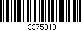 Código de barras (EAN, GTIN, SKU, ISBN): '13375013'