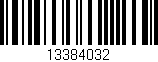Código de barras (EAN, GTIN, SKU, ISBN): '13384032'