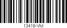 Código de barras (EAN, GTIN, SKU, ISBN): '13418-VM'
