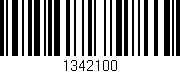 Código de barras (EAN, GTIN, SKU, ISBN): '1342100'