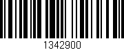 Código de barras (EAN, GTIN, SKU, ISBN): '1342900'
