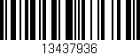Código de barras (EAN, GTIN, SKU, ISBN): '13437936'