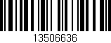 Código de barras (EAN, GTIN, SKU, ISBN): '13506636'