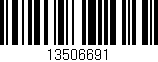 Código de barras (EAN, GTIN, SKU, ISBN): '13506691'