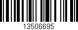 Código de barras (EAN, GTIN, SKU, ISBN): '13506695'