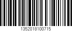 Código de barras (EAN, GTIN, SKU, ISBN): '1352018100715'