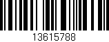 Código de barras (EAN, GTIN, SKU, ISBN): '13615788'