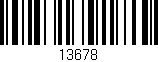 Código de barras (EAN, GTIN, SKU, ISBN): '13678'