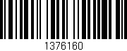 Código de barras (EAN, GTIN, SKU, ISBN): '1376160'