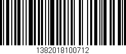 Código de barras (EAN, GTIN, SKU, ISBN): '1382018100712'