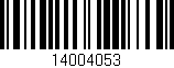 Código de barras (EAN, GTIN, SKU, ISBN): '14004053'
