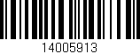 Código de barras (EAN, GTIN, SKU, ISBN): '14005913'