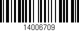 Código de barras (EAN, GTIN, SKU, ISBN): '14006709'