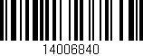 Código de barras (EAN, GTIN, SKU, ISBN): '14006840'