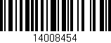 Código de barras (EAN, GTIN, SKU, ISBN): '14008454'