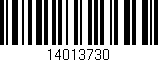 Código de barras (EAN, GTIN, SKU, ISBN): '14013730'