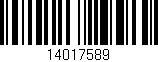 Código de barras (EAN, GTIN, SKU, ISBN): '14017589'