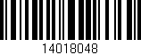 Código de barras (EAN, GTIN, SKU, ISBN): '14018048'