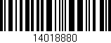 Código de barras (EAN, GTIN, SKU, ISBN): '14018880'