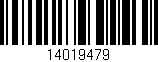 Código de barras (EAN, GTIN, SKU, ISBN): '14019479'