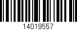 Código de barras (EAN, GTIN, SKU, ISBN): '14019557'