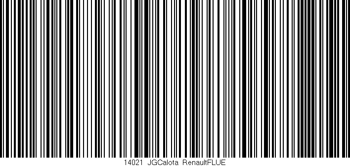 Código de barras (EAN, GTIN, SKU, ISBN): '14021_JGCalota_RenaultFLUE'