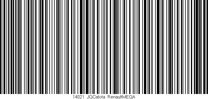 Código de barras (EAN, GTIN, SKU, ISBN): '14021_JGCalota_RenaultMEGA'