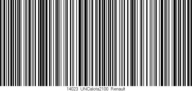 Código de barras (EAN, GTIN, SKU, ISBN): '14023_UNCalota2100_Renault'