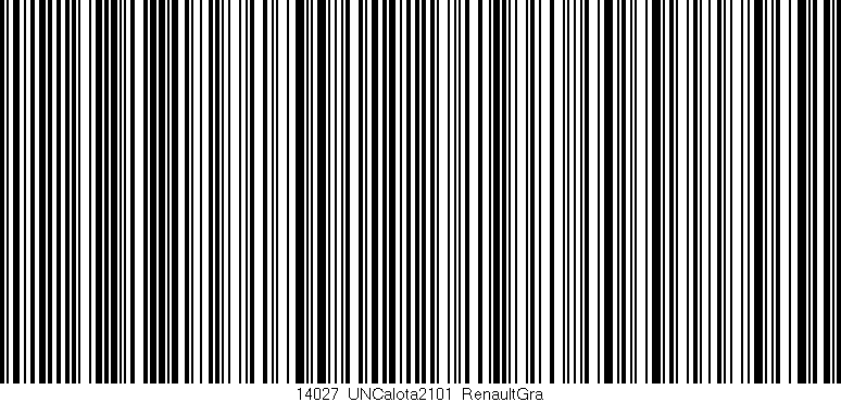 Código de barras (EAN, GTIN, SKU, ISBN): '14027_UNCalota2101_RenaultGra'