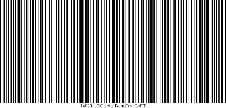 Código de barras (EAN, GTIN, SKU, ISBN): '14029_JGCalota_RenaPre_CAPT'