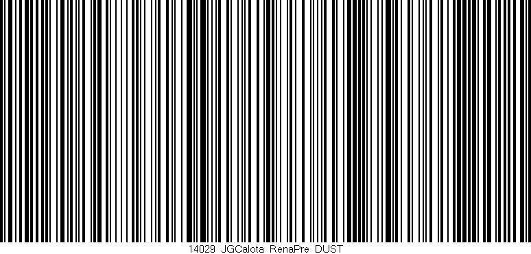 Código de barras (EAN, GTIN, SKU, ISBN): '14029_JGCalota_RenaPre_DUST'
