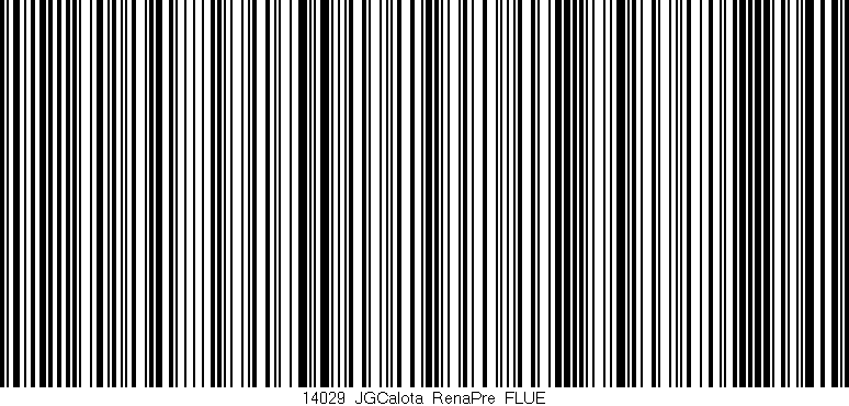 Código de barras (EAN, GTIN, SKU, ISBN): '14029_JGCalota_RenaPre_FLUE'