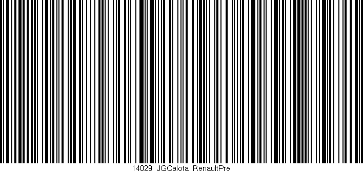 Código de barras (EAN, GTIN, SKU, ISBN): '14029_JGCalota_RenaultPre'