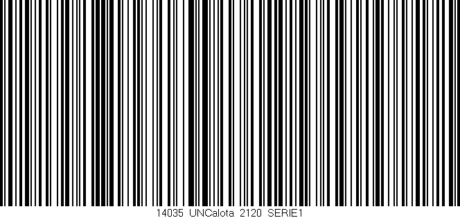 Código de barras (EAN, GTIN, SKU, ISBN): '14035_UNCalota_2120_SERIE1'