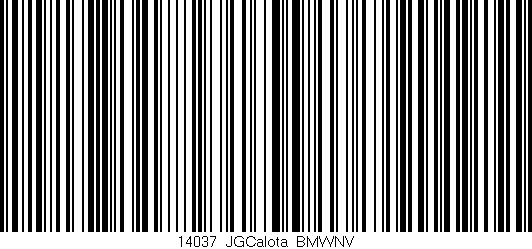 Código de barras (EAN, GTIN, SKU, ISBN): '14037_JGCalota_BMWNV'