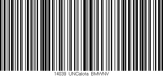 Código de barras (EAN, GTIN, SKU, ISBN): '14039_UNCalota_BMWNV'
