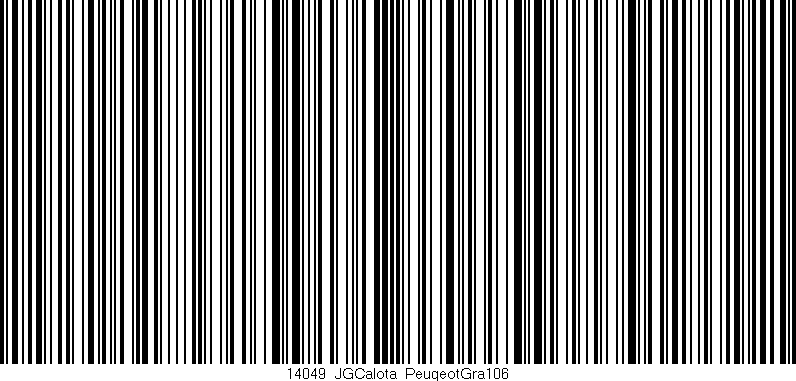 Código de barras (EAN, GTIN, SKU, ISBN): '14049_JGCalota_PeugeotGra106'
