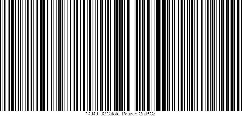 Código de barras (EAN, GTIN, SKU, ISBN): '14049_JGCalota_PeugeotGraRCZ'