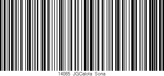 Código de barras (EAN, GTIN, SKU, ISBN): '14065_JGCalota_Sona'