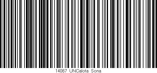 Código de barras (EAN, GTIN, SKU, ISBN): '14067_UNCalota_Sona'