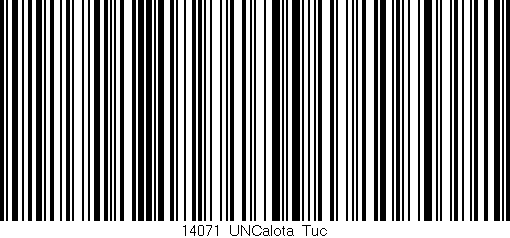 Código de barras (EAN, GTIN, SKU, ISBN): '14071_UNCalota_Tuc'