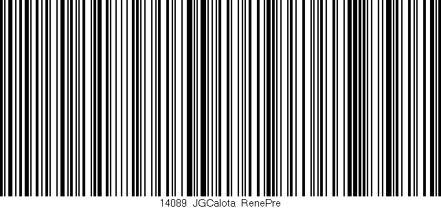 Código de barras (EAN, GTIN, SKU, ISBN): '14089_JGCalota_RenePre'