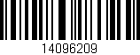 Código de barras (EAN, GTIN, SKU, ISBN): '14096209'
