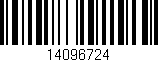 Código de barras (EAN, GTIN, SKU, ISBN): '14096724'