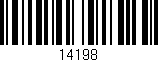 Código de barras (EAN, GTIN, SKU, ISBN): '14198'