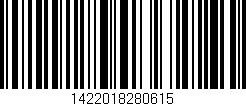 Código de barras (EAN, GTIN, SKU, ISBN): '1422018280615'
