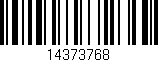 Código de barras (EAN, GTIN, SKU, ISBN): '14373768'