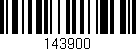 Código de barras (EAN, GTIN, SKU, ISBN): '143900'