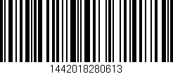 Código de barras (EAN, GTIN, SKU, ISBN): '1442018280613'